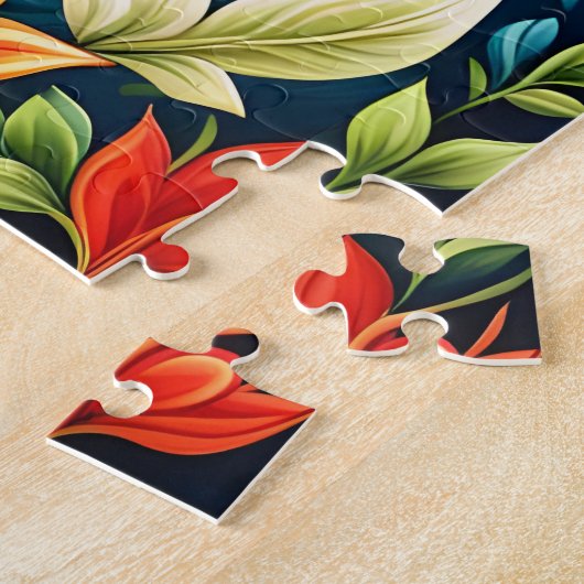 Een levensboom vol liefde legpuzzel (Zijkant)