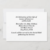 Een levensechte uitnodiging voor dienstverlening,  (Achterkant)