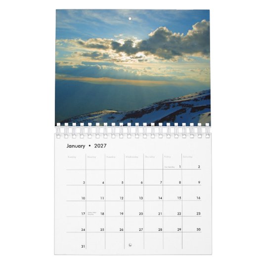 Een levensjaar 2007 kalender (Jan 2027)