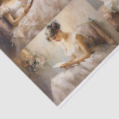 Een Lezende Meisje Collage 1 Decoupage Papier (Detail)