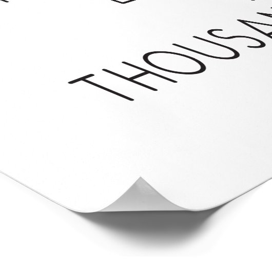 "Een lezer leunt duizenden levens", citaat Afdrukk Poster (Hoek)