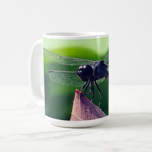 Een libel koffiemok (Voorkant links)