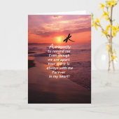 Een libel om me eraan te herinneren kaart (Gele Bloem)