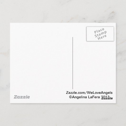 Een libel om me te herinneren briefkaart (Achterkant)