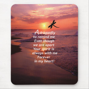 Een libel om me te herinneren muismat