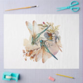 Een Libel Watercolor Serie Ontwerp 2 Tissuepapier (Craft)