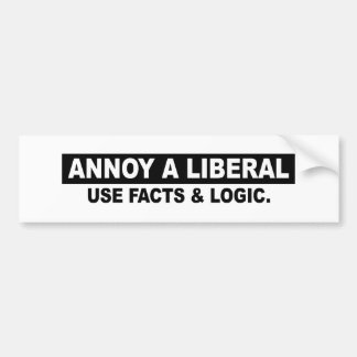 EEN LIBERALE GEBRUIKSFACTEN EN LOGISCHE BUMPERSTICKER
