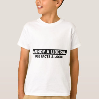 EEN LIBERALE GEBRUIKSFACTEN EN LOGISCHE T-SHIRT
