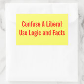 Een liberale Sticker verwarren (Tas)