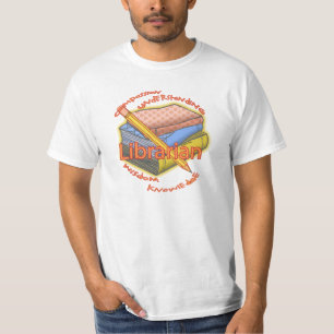 Een Librarian Motto t-shirt