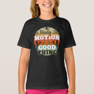 Een lichaam in beweging - Meisjes Gymnastiek Menta T-shirt