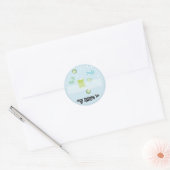 EEN LICHAAM RONDE STICKER (Envelop)