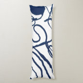 Een Lichaamskussen Contemporary en Blauw (Achterkant (Verticaal))