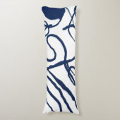 Een Lichaamskussen Contemporary en Blauw (Voorkant Verticaal)