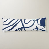 Een Lichaamskussen Contemporary en Blauw (Achterkant)