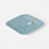 Een licht heeft de Waterverf Christelijk kerstmis  Papieren Bordje (Gebogen)