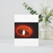 Een licht in de duisternis briefkaart (Staand voorkant)