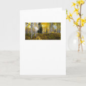 Een licht in het bos Wenskaart Kaart (Gele Bloem)