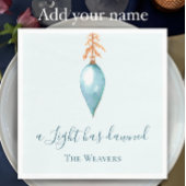 Een licht is aangebroken, Waterverf Christelijke k Servet