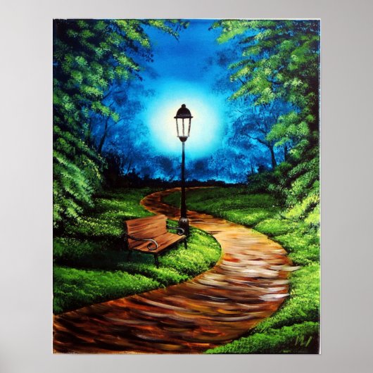 Een licht op mijn pad poster (Voorkant)