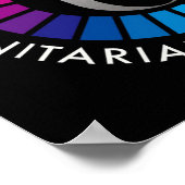 Eén licht op veel ramen Unitair Univeralisme Poster (Hoek)