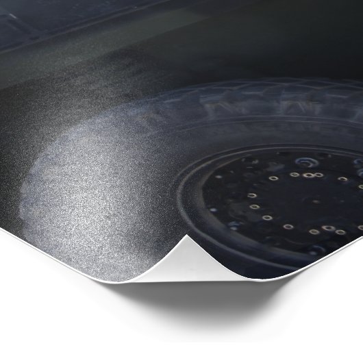 Een lichte gepantserde brand foto afdruk (Hoek)