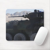 Een lichte gepantserde brand muismat (Met muis)