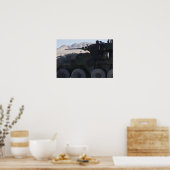 Een lichte gepantserde brand poster (Keuken)