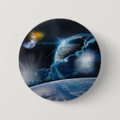 Een lichte reis ronde button 5,7 cm (Voorkant)