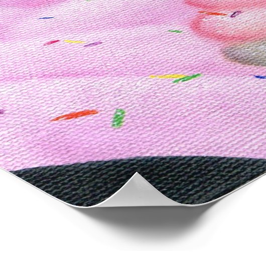 Een lichte sprintje poster (Hoek)