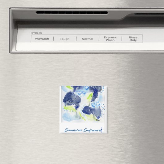 Een lichtere blik op Coronavirus 2020 Magneet (Insitu (Vaatwasser))