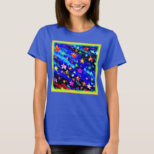 Een lichtgekleurde Starry Skies. Bestel nu T-shirt (Voorkant)