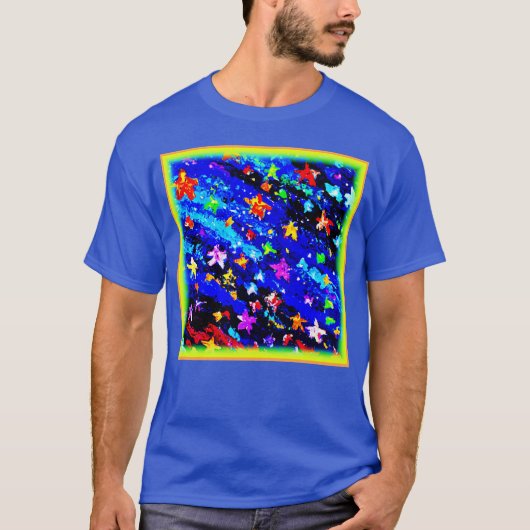 Een lichtgekleurde Starry Skies. Bestel nu T-shirt (Voorkant)