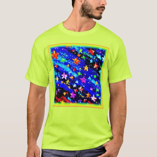 Een lichtgekleurde Starry Skies. Bestel nu T-shirt (Voorkant)