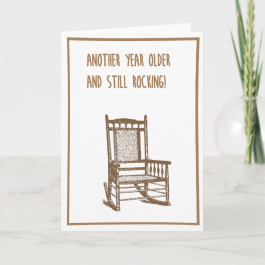 een lichtjes sarcastische verjaardagskaart kaart (Voorkant)