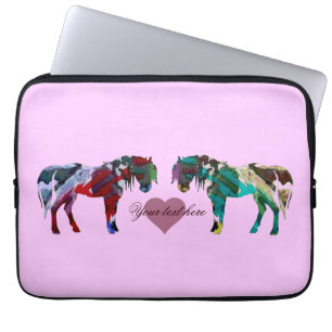 Een lichtroze laptophoes laptop sleeve