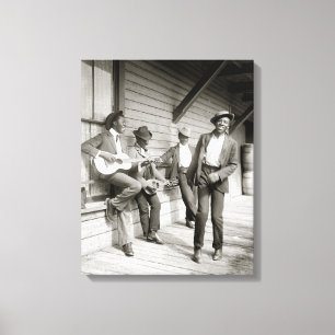 Een lied en een dans, 1908 canvas afdruk