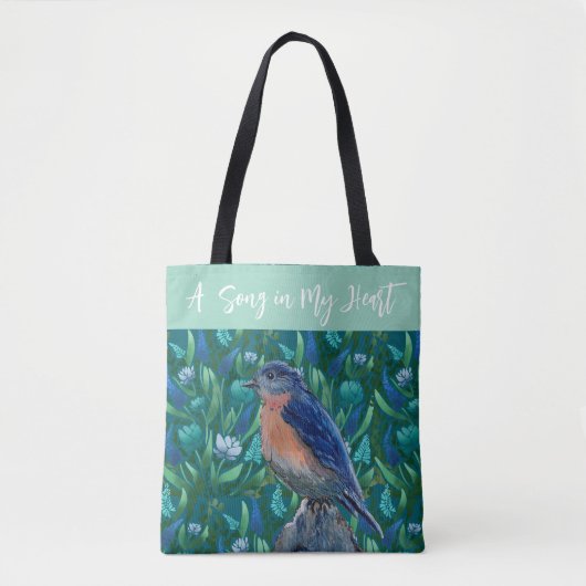 Een lied in mijn hart tote bag (Voorkant)