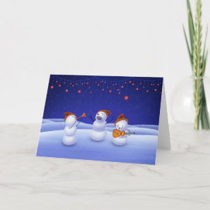 Een lied van Kerstmis Feestdagen Kaart