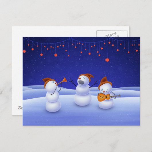 Een lied van Kerstmis Feestdagenkaart (Voorkant / Achterkant)