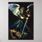 Een lied van staal en schaal | Angel vs Dragon Poster (Voorkant)