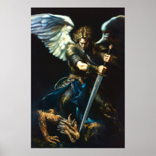 Een lied van staal en schaal   Angel vs Dragon Poster