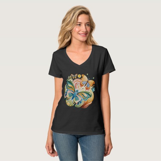 Een lied van vlinders t-shirt (Voorkant volledig)