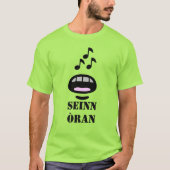 een lied zingen in Scottish Gaelic zegn òran T-shirt (Voorkant)