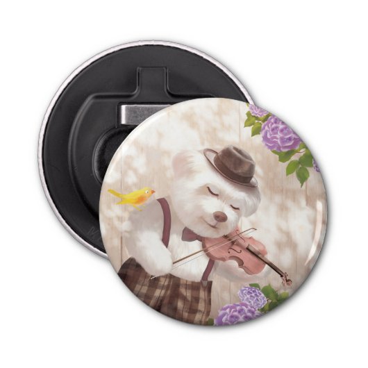 Een liedje voor jou button flesopener (Voorkant)