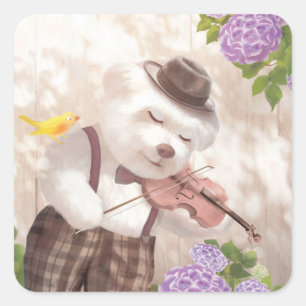 Een liedje voor jou vierkante sticker