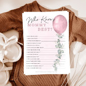 Een lief baby meisje Baby shower die mama het best Kaart