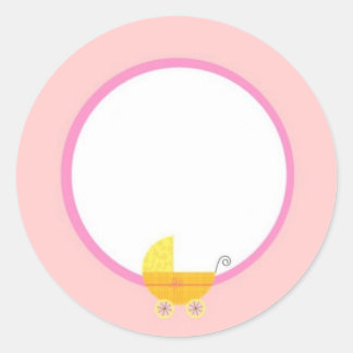 Een lief baby meisje Baby shower Stickers