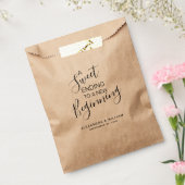 Een lief begin bruiloft Snoep Bar Buffet GUNST Bedankzakje (Gezegeld)