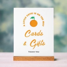Een Lief Cute Baby Borrelkaart & Cadeaus Bord